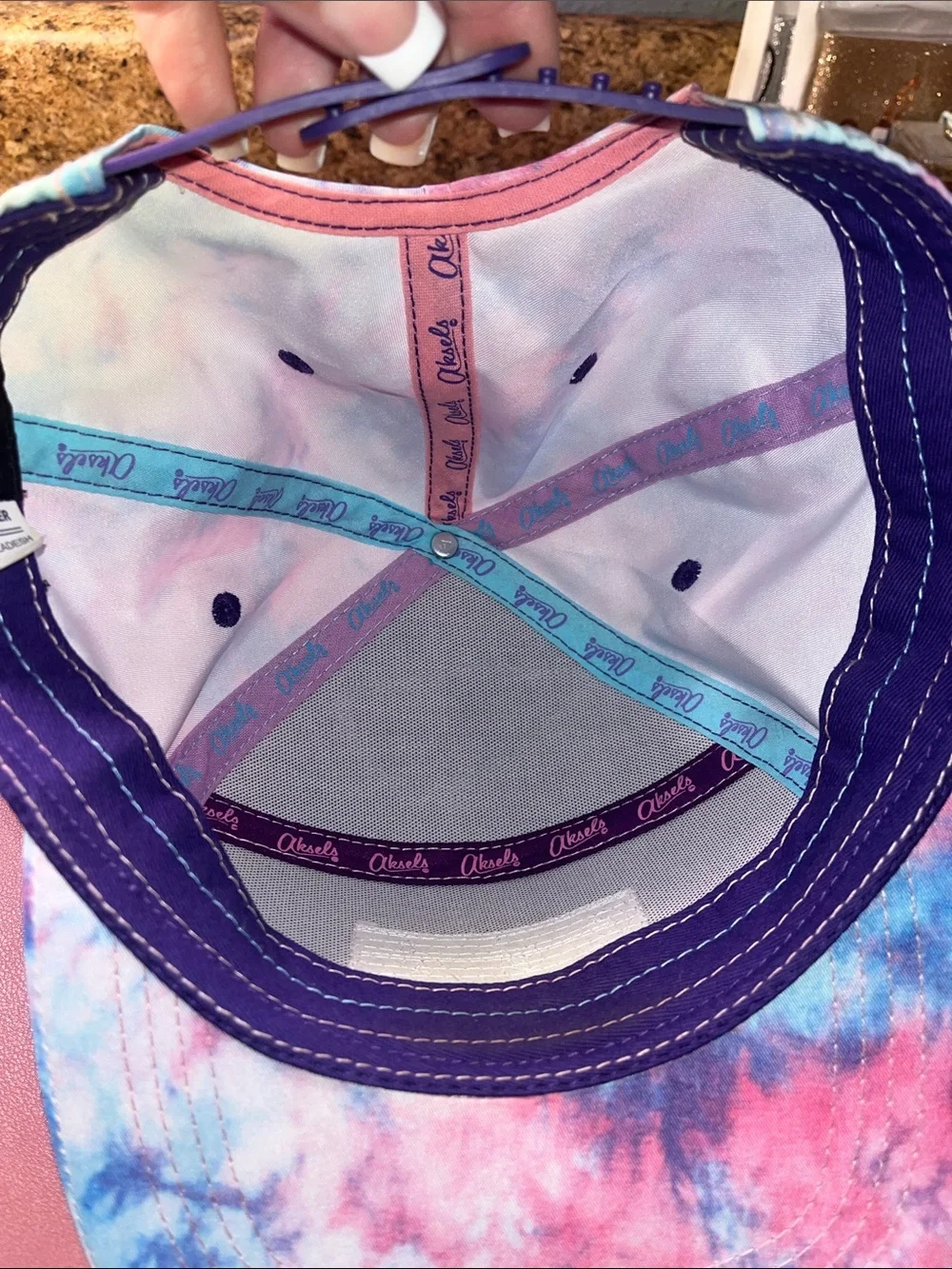 Kids Pink Character Baseball Cap & Tie-Dye Colorado Cap Set